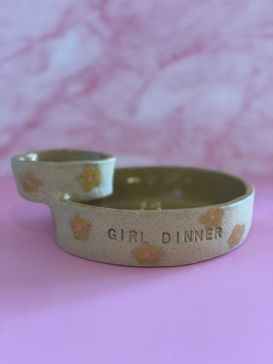 Floral Girl Dinner Bowls