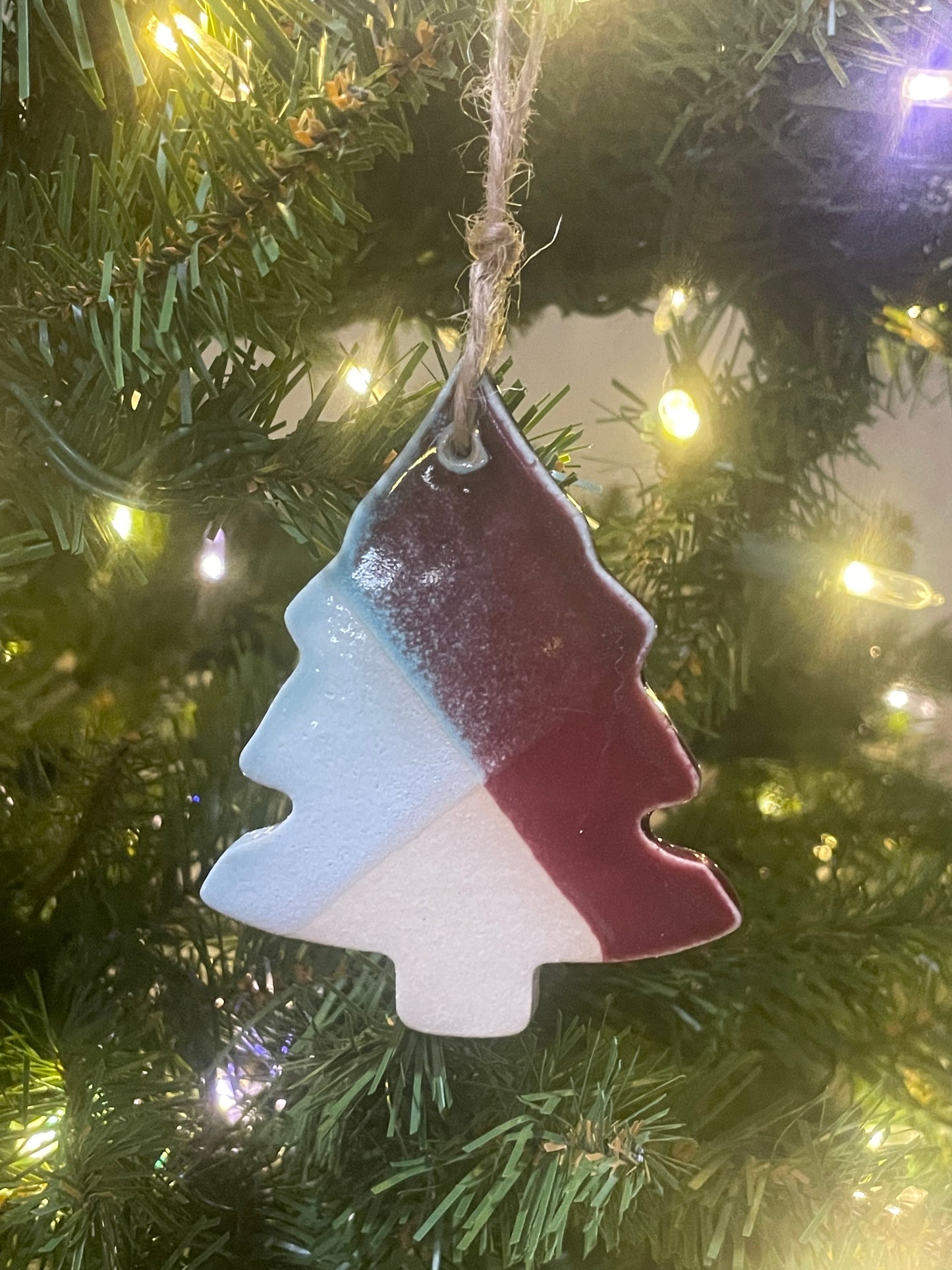 Double Dipped Christmas Tree Ornaments